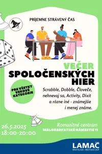 Večer spoločenských hier