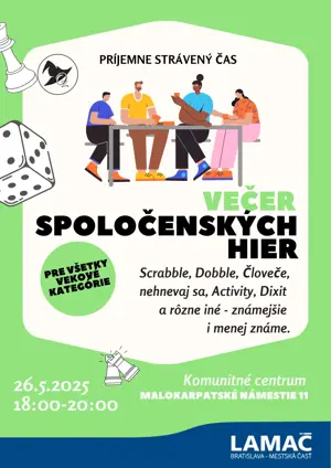 Večer spoločenských hier