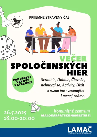 Večer spoločenských hier