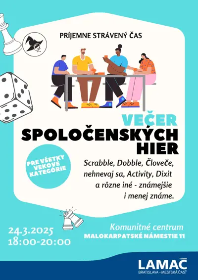 Večer spoločenských hier