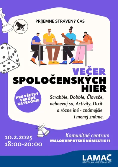 Večer spoločenských hier