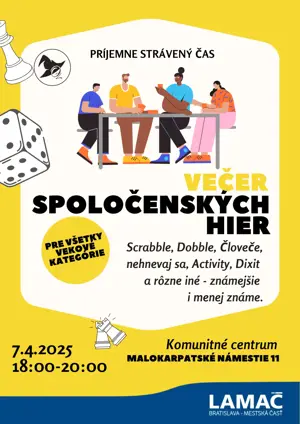 Večer spoločenských hier