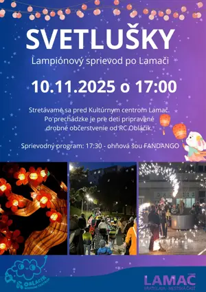 Svetlušky - lampiónový sprievod po Lamači