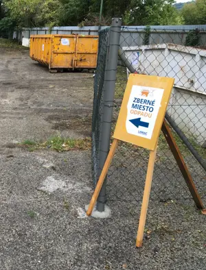 Zberné miesto Pod násypom 19 bude v sobotu 1. 11. zatvorené