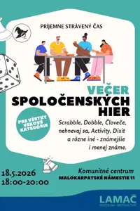 Večer spoločenských hier