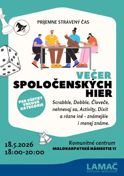 Večer spoločenských hier