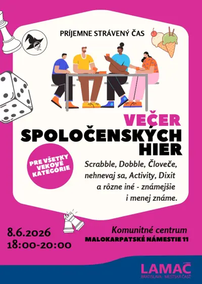 Večer spoločenských hier