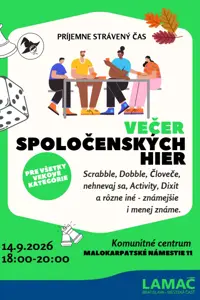 Večer spoločenských hier