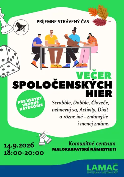 Večer spoločenských hier
