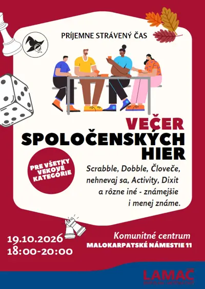 Večer spoločenských hier