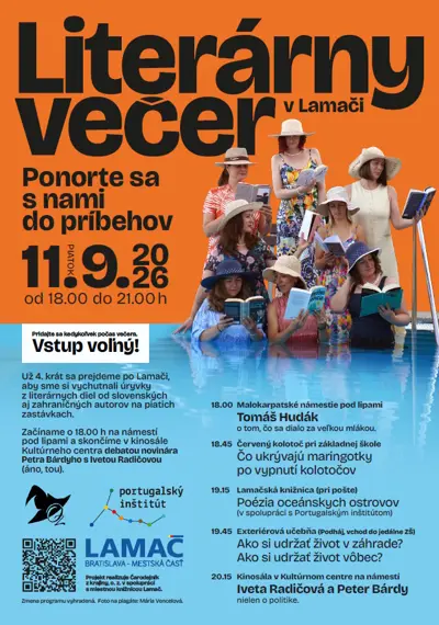 Literárny večer v Lamači – Ponorte sa s nami do príbehov