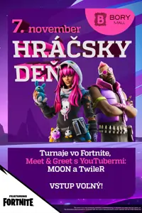 Hráčsky deň s Moonom a TwileRom v Bory Mall
