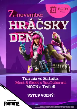 Hráčsky deň s Moonom a TwileRom v Bory Mall