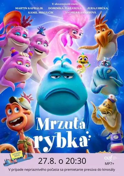 Letné kino pre deti: Mrzutá rybka