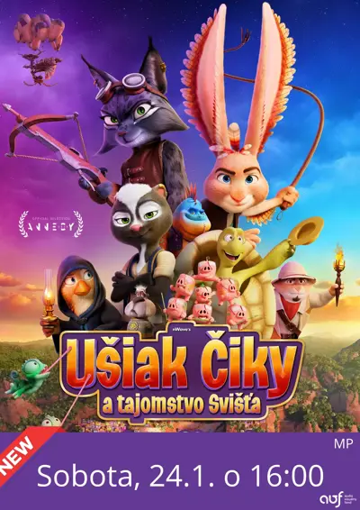 Kino pre deti: Ušiak Čiky a tajomstvo Svišťa