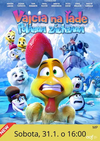 Kino pre deti:  Vajcia na ľade: Polárna záchrana