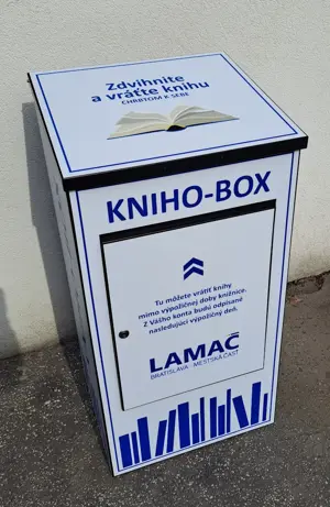 Lamačšký knihobox rozširuje služby miestnej knižnice