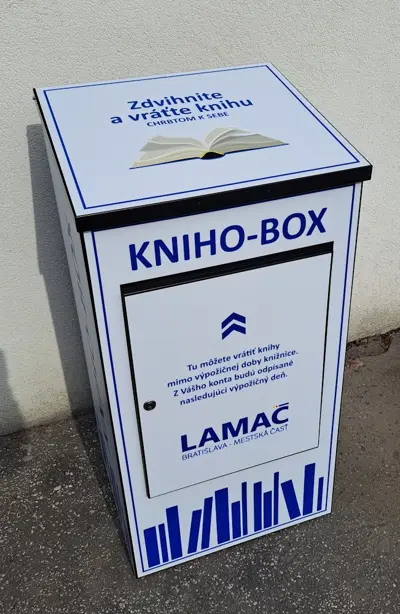 Lamačšký knihobox rozširuje služby miestnej knižnice