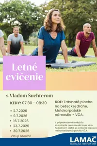 Letné cvičenie s Vladom Šuchterom