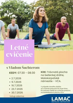 Letné cvičenie s Vladom Šuchterom