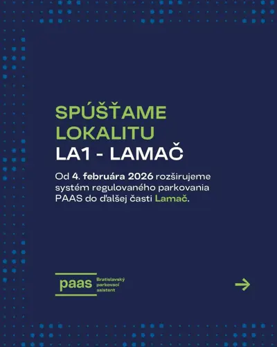 Spustenie rezidentskej zóny v Lamači (PAAS)