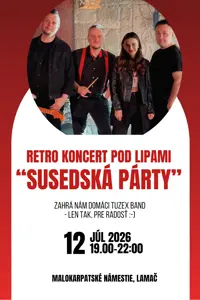 Koncert Pod lipami s Tuzex Band