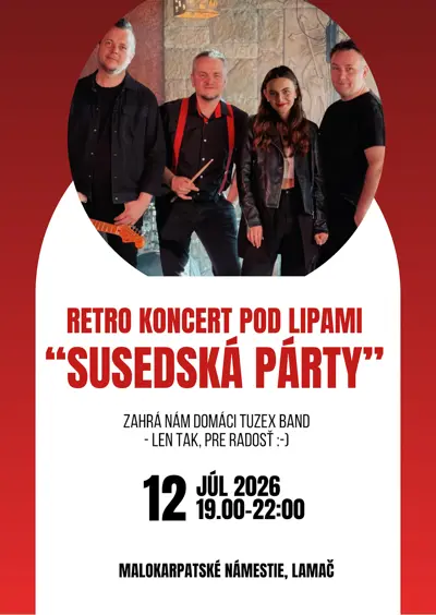 Koncert Pod lipami s Tuzex Band