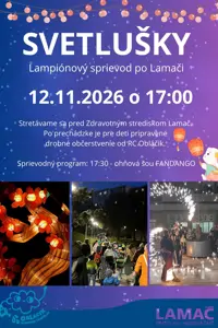 Svetlušky - lampiónový sprievod