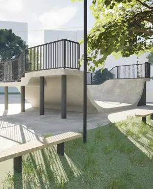 Informácia o rekonštrukcii U-rampy vo voľnočasovom areáli